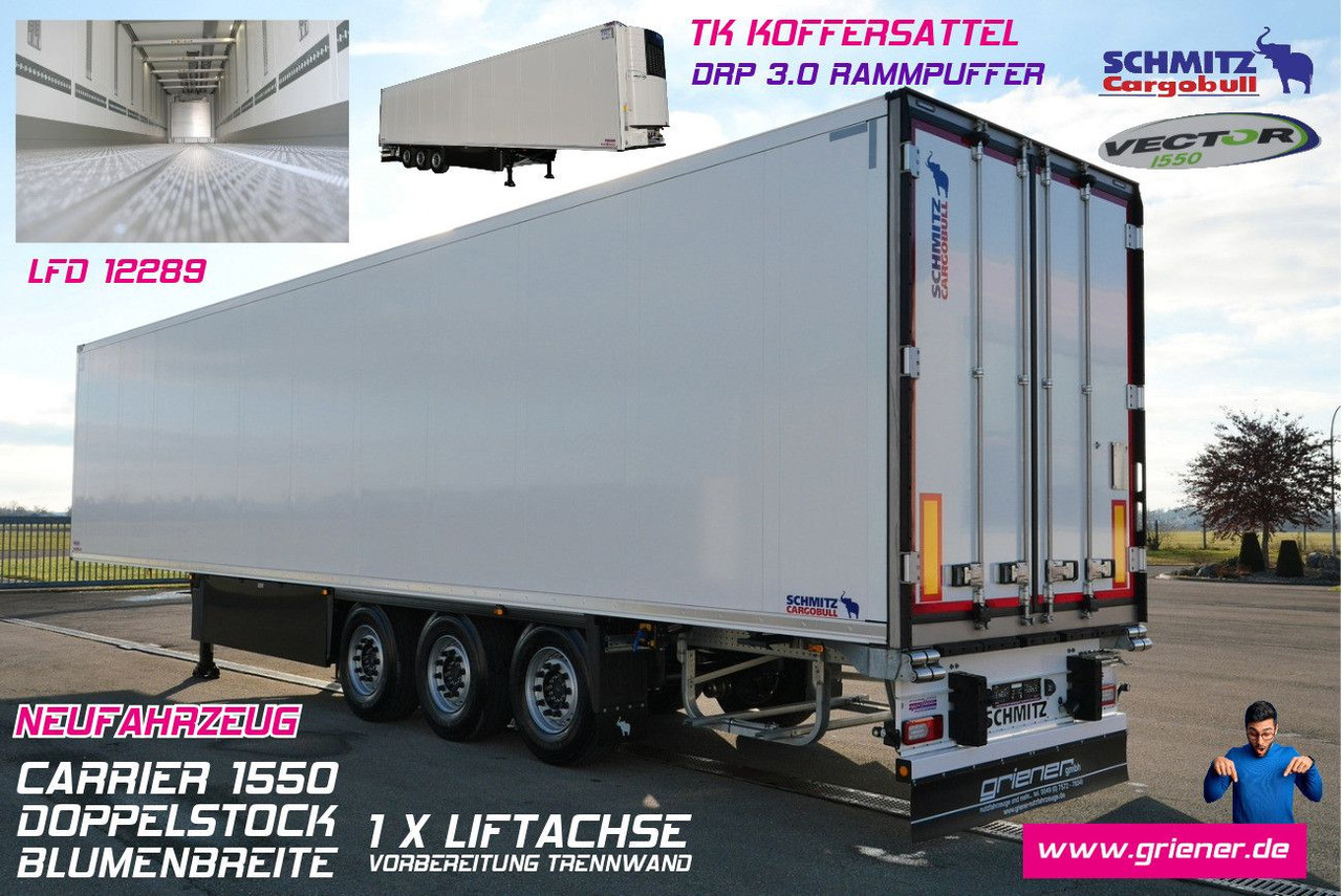 Schmitz Cargobull SKO 24/FP 45 cool /V7 / DOPPELSTOCK/DRP/ 1550 - Koffer Auflieger: das Bild 1 Schmitz Cargobull SKO 24/FP 45 cool /V7 / DOPPELSTOCK/DRP/ 1550 - Koffer Auflieger: das Bild 1