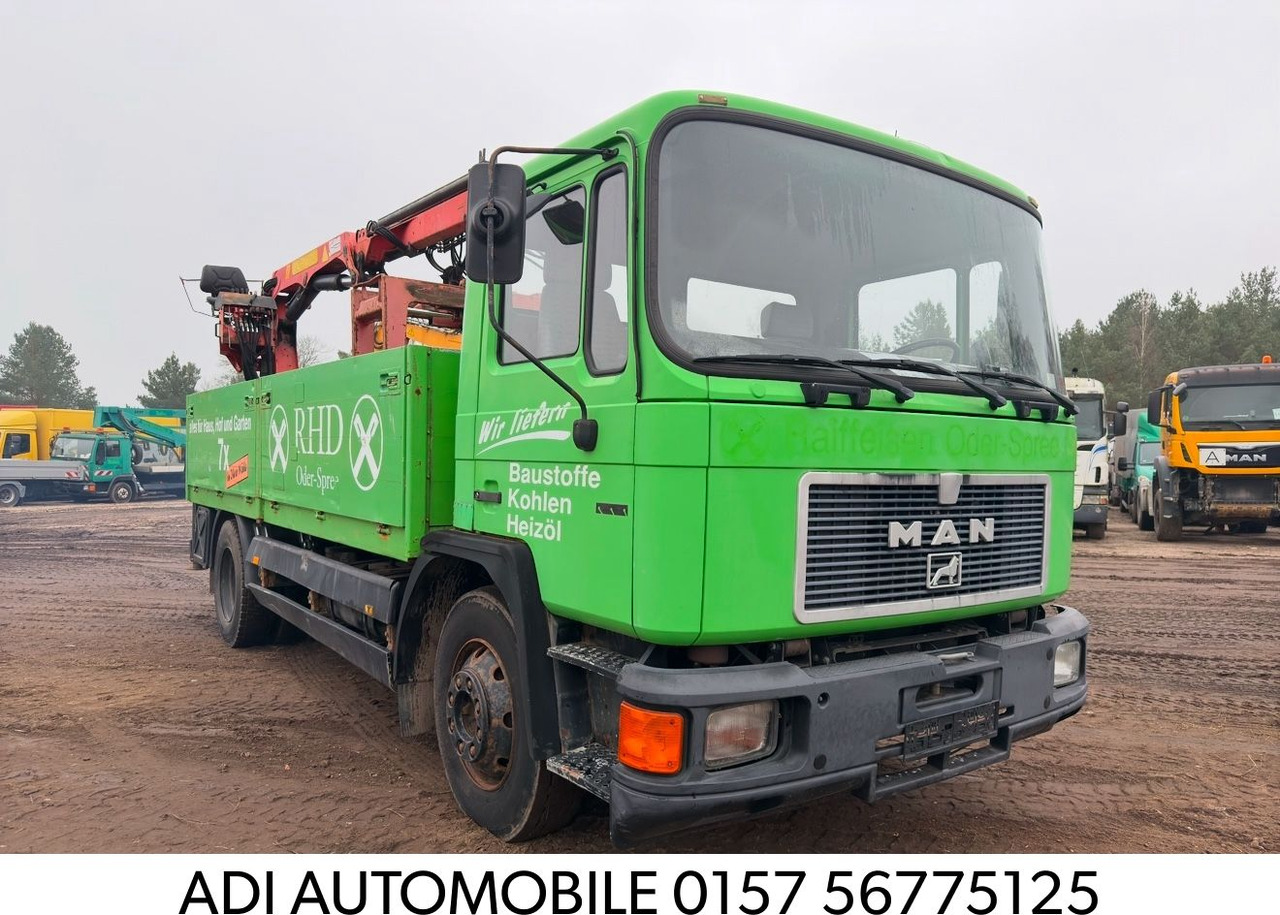 MAN 14.192 - Pritsche LKW, Autokran: das Bild 1 MAN 14.192 - Pritsche LKW, Autokran: das Bild 1
