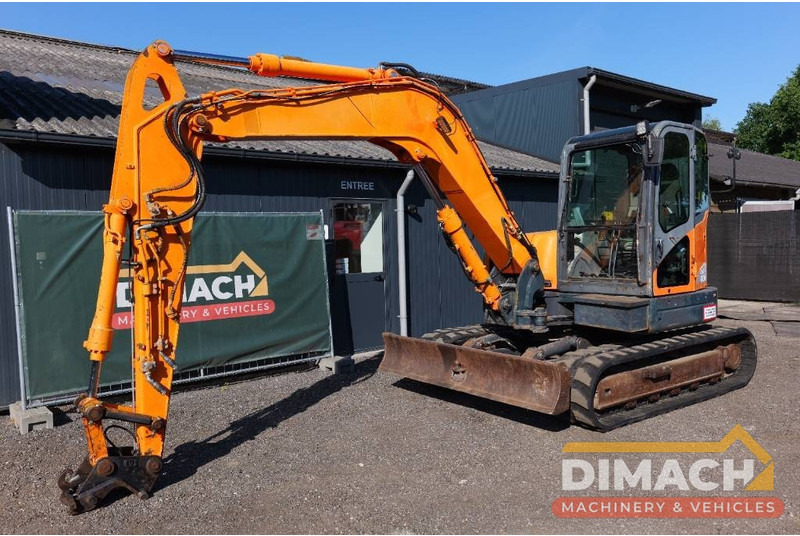 Minibagger Doosan DX 80 R mono airco CW10 hydraulic qh: das Bild 8