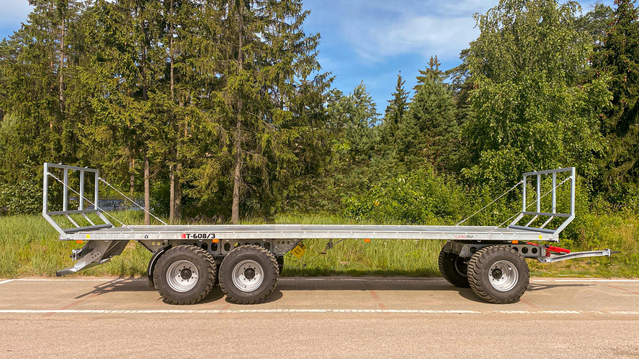 Cynkomet Ballentransportwagen / Bale platform / Remorque pour balles / Rimorchio per balle / Przyczepa do przewozu bel - Landwirtschaftlicher Plattformanhänger: das Bild 3 Cynkomet Ballentransportwagen / Bale platform / Remorque pour balles / Rimorchio per balle / Przyczepa do przewozu bel - Landwirtschaftlicher Plattformanhänger: das Bild 3