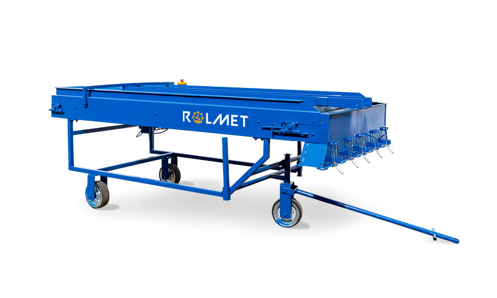 ROLMET Rollenverlesetisch / Sorting table / Table de tri / Tavolo selettivo / Cambiador / Сортировочный стол / Stół przebierczy SP2 - Kartoffeltechnik: das Bild 1 ROLMET Rollenverlesetisch / Sorting table / Table de tri / Tavolo selettivo / Cambiador / Сортировочный стол / Stół przebierczy SP2 - Kartoffeltechnik: das Bild 1