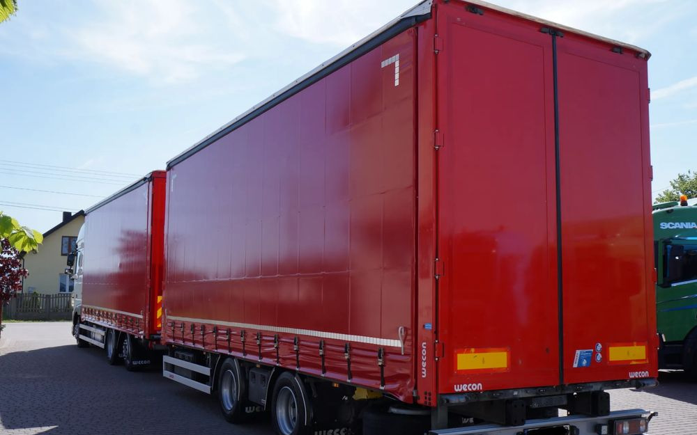 DAF XF 480 EURO 6 ZESTAW TANDEM PRZEJAZDOWY 120 M3 7,8 M + 7,8 M WECON - Plane LKW: das Bild 3 DAF XF 480 EURO 6 ZESTAW TANDEM PRZEJAZDOWY 120 M3 7,8 M + 7,8 M WECON - Plane LKW: das Bild 3