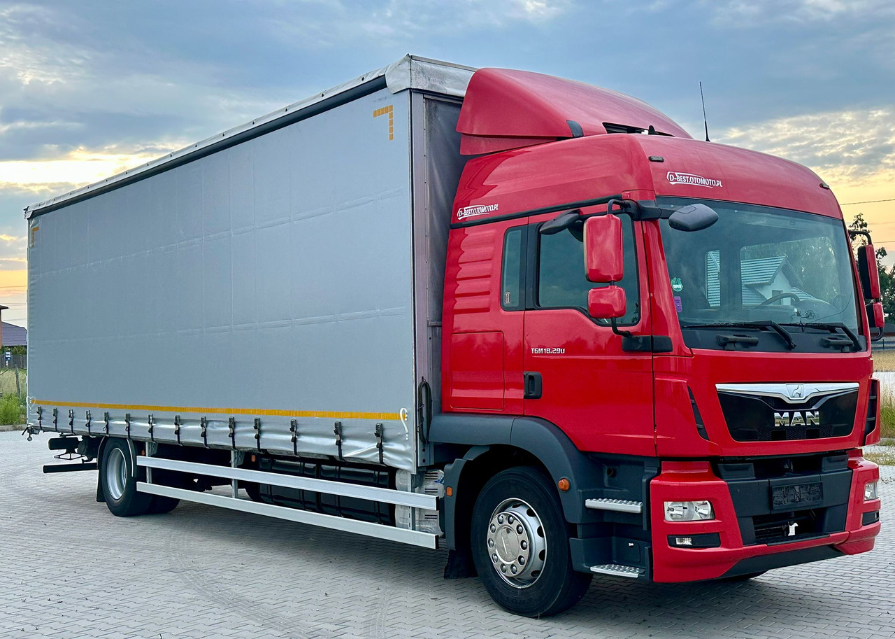 MAN TGM 18.290 / FIRANKA / 22 PALETY / AUTOMAT / EURO 6 / SYPIALKA / ŁADOWNOŚĆ 9 700 - Plane LKW: das Bild 1 MAN TGM 18.290 / FIRANKA / 22 PALETY / AUTOMAT / EURO 6 / SYPIALKA / ŁADOWNOŚĆ 9 700 - Plane LKW: das Bild 1