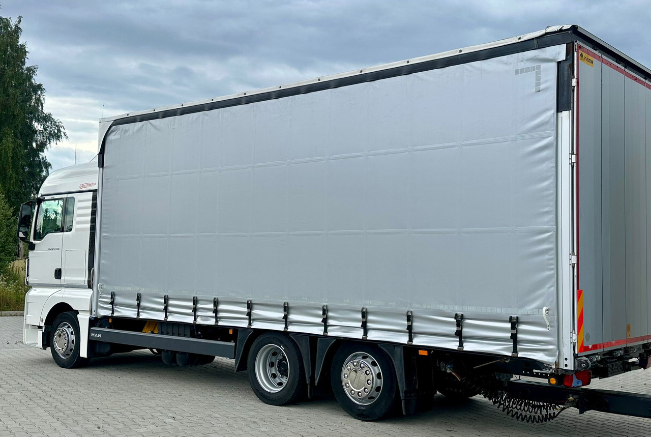 Plane LKW MAN TGX 26.460 / ZESTAW PRZEJAZDOWY / 38 PALET / AUTOMAT / SYPIALKA / PRZYCZEPA WIELTON / 2019 ROK / NISKI PRZEBIEG: das Bild 6
