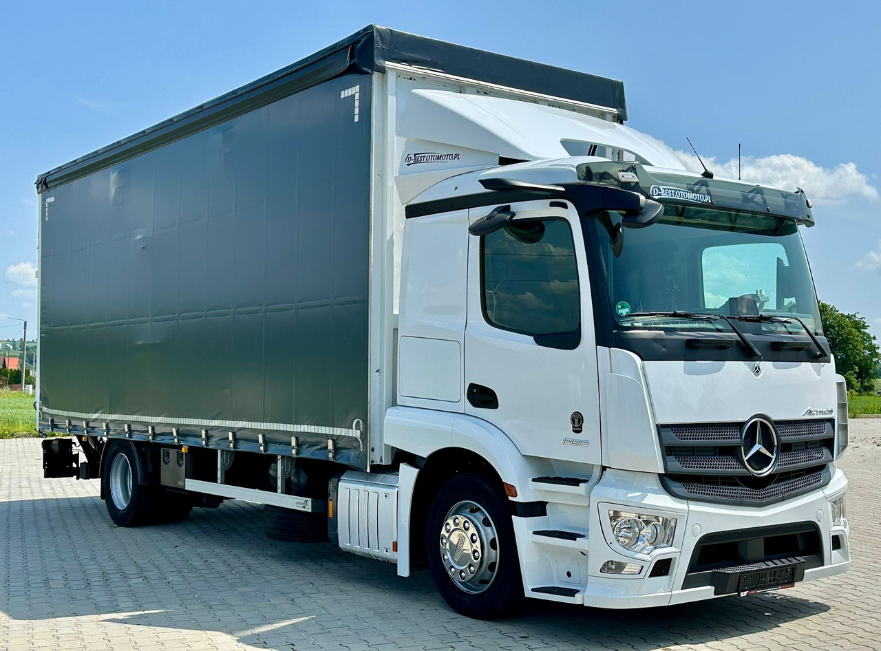 MERCEDES-BENZ ACTROS 1833 / FIRANKA / WINDA / 18 PALET / AUTOMAT / 310 TYS KM / DUŻY SILNIK / 2020 ROK / SYPIALKA - Plane LKW: das Bild 1 MERCEDES-BENZ ACTROS 1833 / FIRANKA / WINDA / 18 PALET / AUTOMAT / 310 TYS KM / DUŻY SILNIK / 2020 ROK / SYPIALKA - Plane LKW: das Bild 1