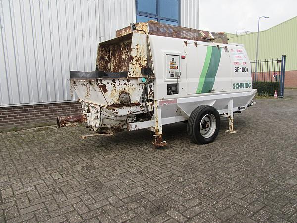 2014 SCHWING SP1800 D 129KW trailer pump - Stationäre Betonpumpe: das Bild 4 2014 SCHWING SP1800 D 129KW trailer pump - Stationäre Betonpumpe: das Bild 4
