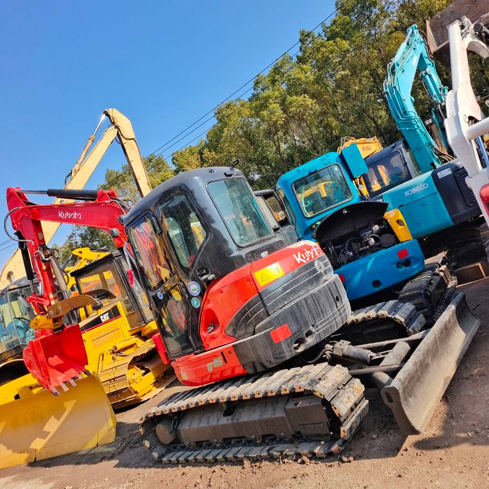 Kubota U 55 - Minibagger: das Bild 1 Kubota U 55 - Minibagger: das Bild 1