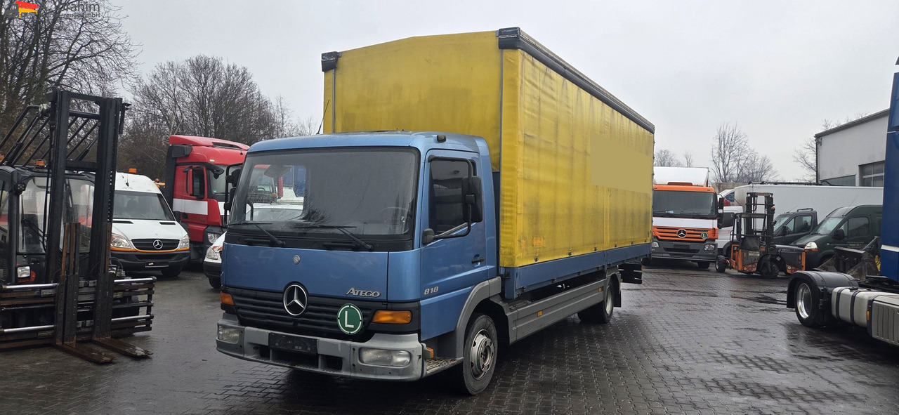 Mercedes-Benz DB 818 Schiebeplane, 7,20 m Aufbau Radstand 4,80 m | Blatt gefedert - Planen Transporter: das Bild 1 Mercedes-Benz DB 818 Schiebeplane, 7,20 m Aufbau Radstand 4,80 m | Blatt gefedert - Planen Transporter: das Bild 1