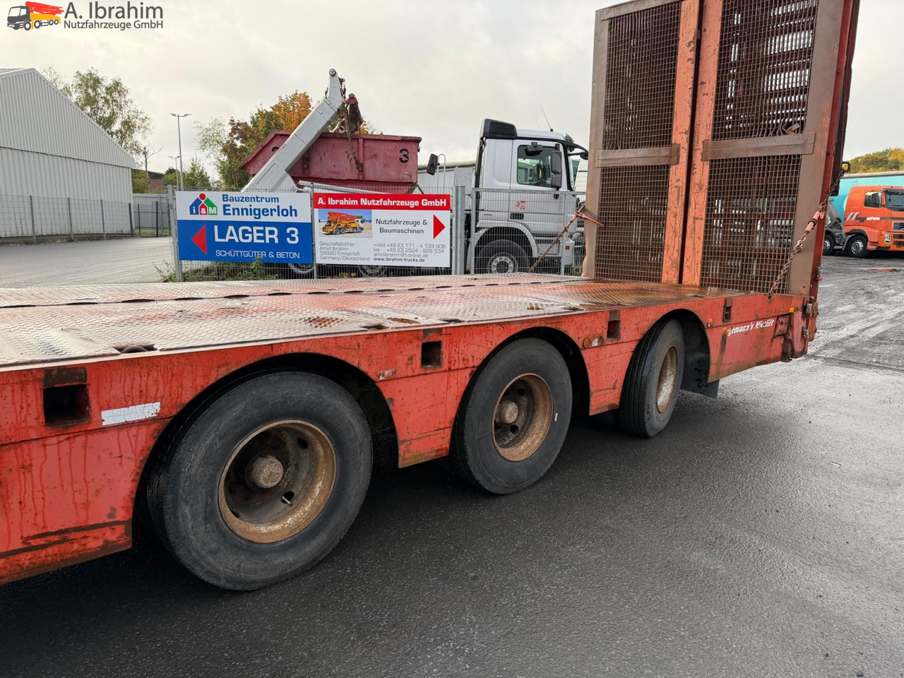 Nooteboom OSD-48-03 V/L ausziehbar | 1 x Lenkachse | Rampen - Tieflader Auflieger: das Bild 3 Nooteboom OSD-48-03 V/L ausziehbar | 1 x Lenkachse | Rampen - Tieflader Auflieger: das Bild 3