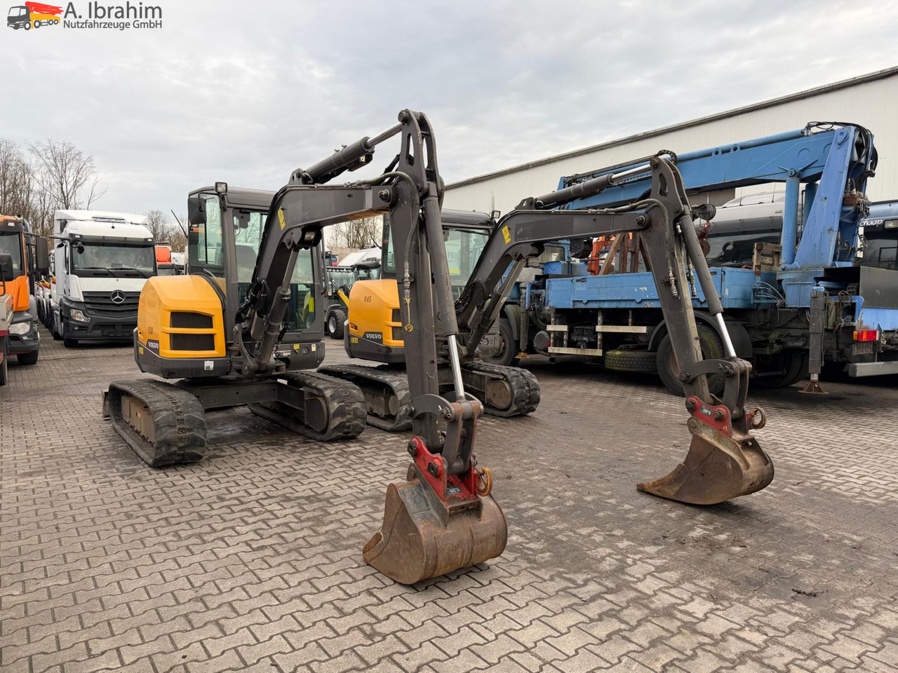 Volvo ECR50D Schnellwechsler | Klima | Hammerhydraulik | deutsche Maschine - Minibagger: das Bild 1 Volvo ECR50D Schnellwechsler | Klima | Hammerhydraulik | deutsche Maschine - Minibagger: das Bild 1