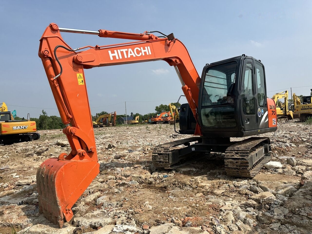 Hitachi ZX70 - Minibagger: das Bild 1 Hitachi ZX70 - Minibagger: das Bild 1