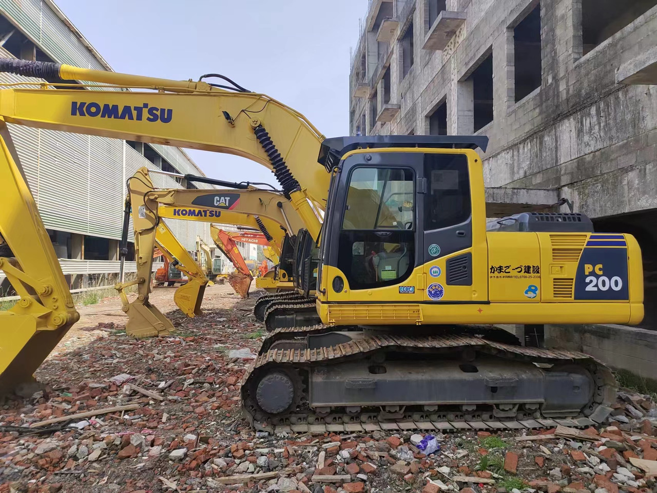 KOMATSU PC200-8 - Kettenbagger: das Bild 1 KOMATSU PC200-8 - Kettenbagger: das Bild 1
