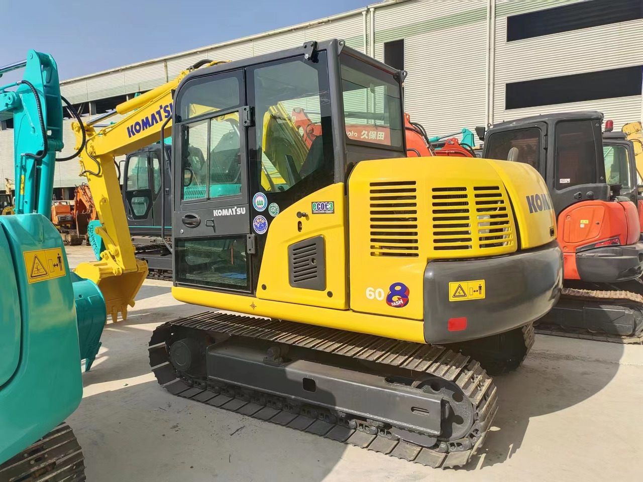 KOMATSU PC60-8 - Minibagger: das Bild 2 KOMATSU PC60-8 - Minibagger: das Bild 2