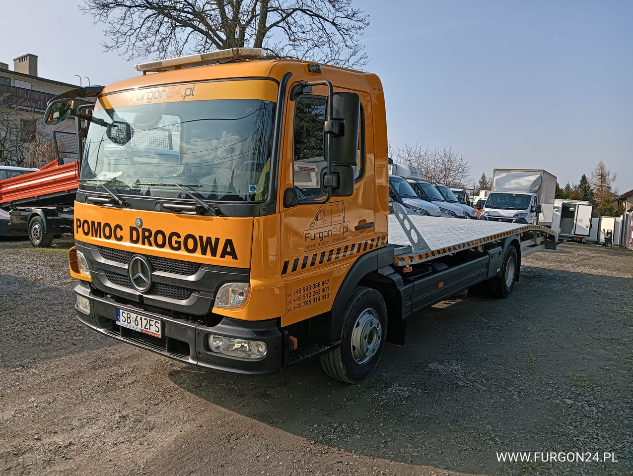 MERCEDES ATEGO 1018 POMOC DROGOWA LAWETA NR 665 - Autotransporter LKW: das Bild 1 MERCEDES ATEGO 1018 POMOC DROGOWA LAWETA NR 665 - Autotransporter LKW: das Bild 1