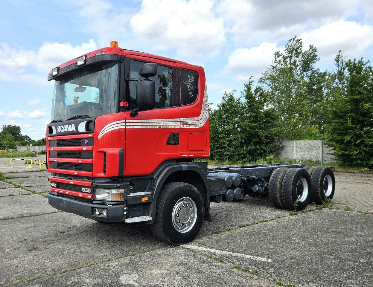 Scania 144 530 6X4 Manual Pump AND Injectros - Full Sprin G - Fahrgestell LKW: das Bild 1 Scania 144 530 6X4 Manual Pump AND Injectros - Full Sprin G - Fahrgestell LKW: das Bild 1