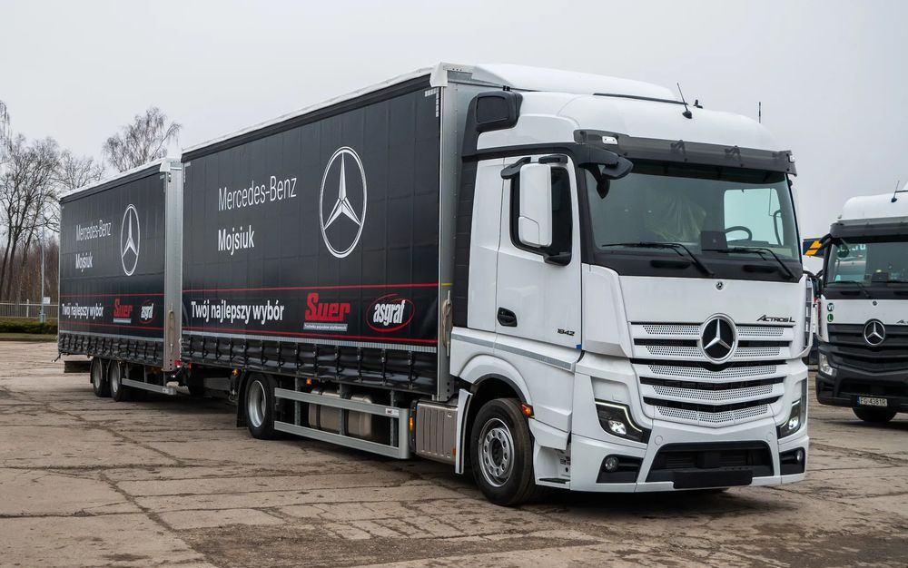 Mercedes-Benz Actros 1842 LnR z Przyczepą - Plane LKW: das Bild 1 Mercedes-Benz Actros 1842 LnR z Przyczepą - Plane LKW: das Bild 1