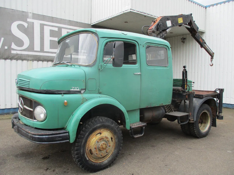Mercedes-Benz 710 , 4x4 , Crane Hiab 5501 - Autokran: das Bild 1 Mercedes-Benz 710 , 4x4 , Crane Hiab 5501 - Autokran: das Bild 1