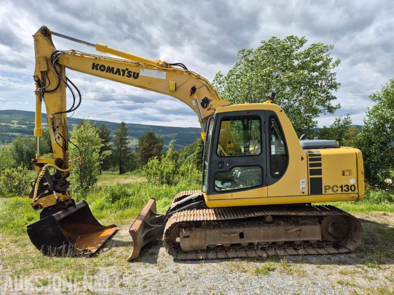 1998 Komatsu PC130, beltegraver m. Engcon tiltrotator - Bagger: das Bild 2 1998 Komatsu PC130, beltegraver m. Engcon tiltrotator - Bagger: das Bild 2