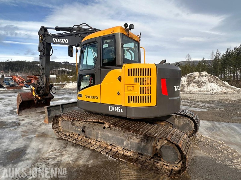 Bagger 2008 Volvo ECR145C - Engcon tiltrotator - Puss og graveskuff.: das Bild 6