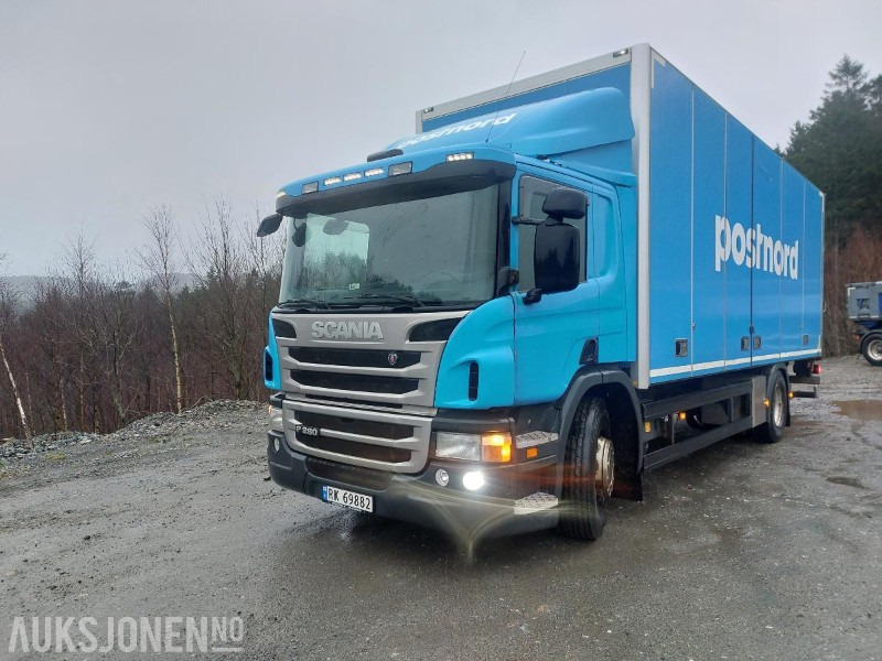 2013 Scania P-serie p280 lav km sideåpning på skap EURO 5 eu ok 11.2026 - Koffer LKW: das Bild 1 2013 Scania P-serie p280 lav km sideåpning på skap EURO 5 eu ok 11.2026 - Koffer LKW: das Bild 1