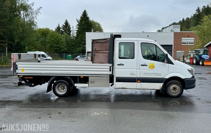 2014 Mercedes-Benz Sprinter 516 CDI planbil, 5-tonn, dobbelkabin, bakløft, lysbjelke - Pritsche LKW: das Bild 4 2014 Mercedes-Benz Sprinter 516 CDI planbil, 5-tonn, dobbelkabin, bakløft, lysbjelke - Pritsche LKW: das Bild 4