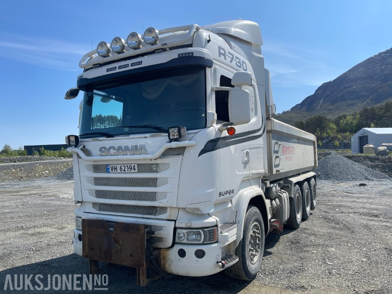 2014 Scania R730 Tridem Brøyterigget tippbil m/ underliggende skjær fra 2021! Euro 6 - Kipper: das Bild 1 2014 Scania R730 Tridem Brøyterigget tippbil m/ underliggende skjær fra 2021! Euro 6 - Kipper: das Bild 1