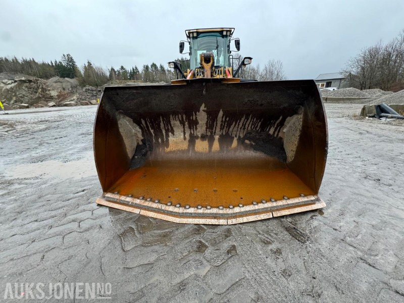 Radlader 2015 CAT 966M FOREST MACHINE HJULLASTER, VEKT, SENTRALSMØRING, FULL SERVICEHISTORIKK, SKUFFE: das Bild 12 Radlader 2015 CAT 966M FOREST MACHINE HJULLASTER, VEKT, SENTRALSMØRING, FULL SERVICEHISTORIKK, SKUFFE: das Bild 12