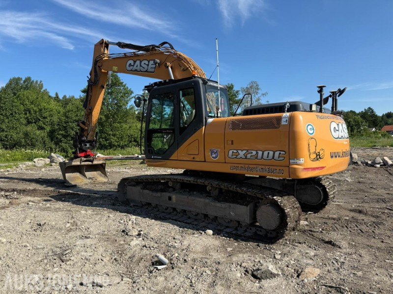 2015 Case CX210C BELTEGRAVER ROTOTILT ENGCON MASKINSTYRING SERVICEHISTORIKK LITE TIMER EN EIER. - Bagger: das Bild 5 2015 Case CX210C BELTEGRAVER ROTOTILT ENGCON MASKINSTYRING SERVICEHISTORIKK LITE TIMER EN EIER. - Bagger: das Bild 5