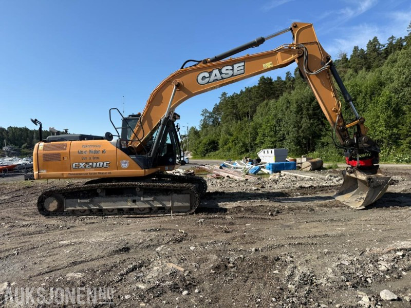 2015 Case CX210C BELTEGRAVER ROTOTILT ENGCON MASKINSTYRING SERVICEHISTORIKK LITE TIMER EN EIER. - Bagger: das Bild 2 2015 Case CX210C BELTEGRAVER ROTOTILT ENGCON MASKINSTYRING SERVICEHISTORIKK LITE TIMER EN EIER. - Bagger: das Bild 2