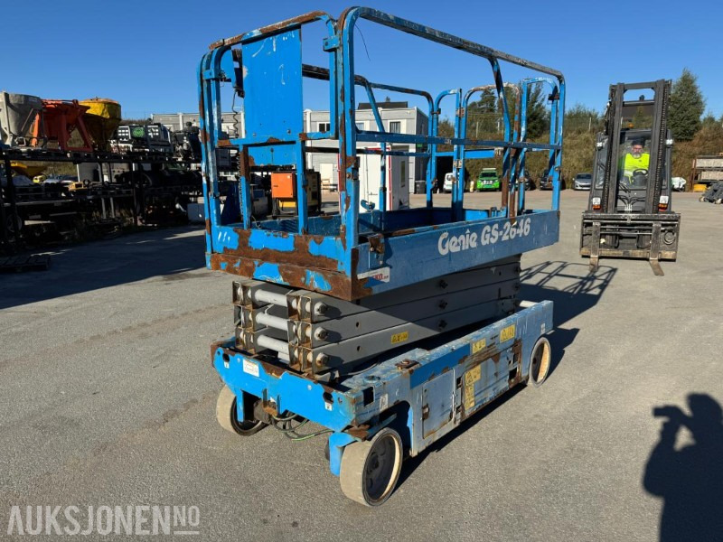 2016 Genie GS-2646 batteridreven sakselift / 10m / Årskontrollert - Arbeitsbühne: das Bild 1 2016 Genie GS-2646 batteridreven sakselift / 10m / Årskontrollert - Arbeitsbühne: das Bild 1