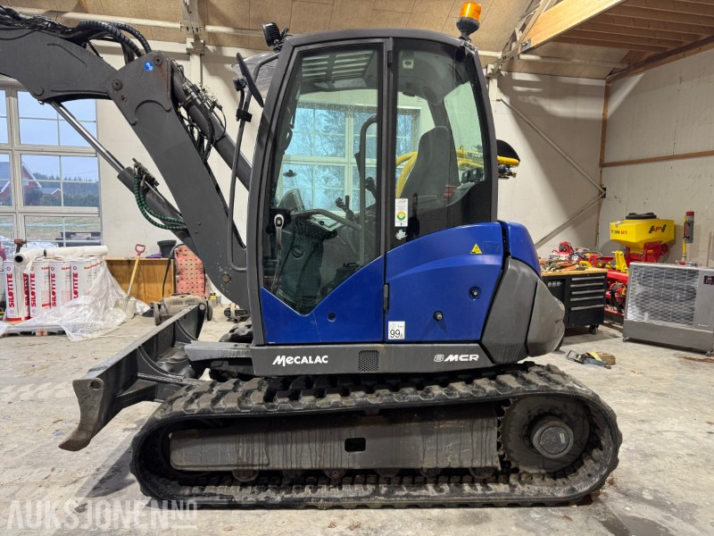 2016 Mecalac 8MCR-T4 gravemaskin - Minibagger: das Bild 4 2016 Mecalac 8MCR-T4 gravemaskin - Minibagger: das Bild 4