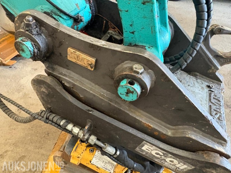 Bagger 2018 Kobelco SK55SRX-6 - 2 skuffer - tiltrotator - sertifisert til 10/25 - 3 663 motortimer: das Bild 13
