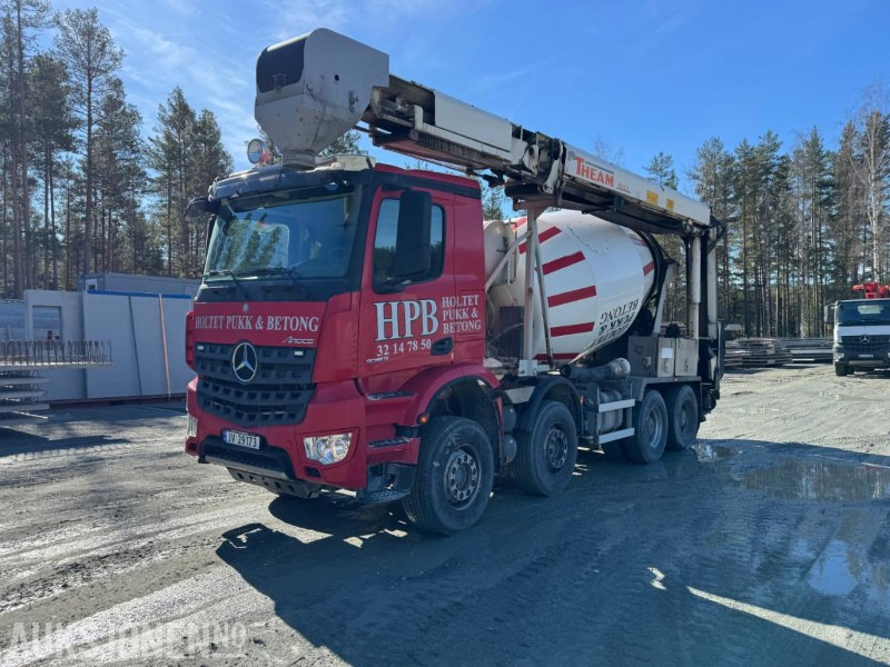 2018 Mercedes-Benz Arocs båndbil til betong - Fahrmischer: das Bild 1 2018 Mercedes-Benz Arocs båndbil til betong - Fahrmischer: das Bild 1