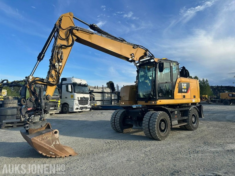 2019 Cat M318F hjulgraver med tiltrotator og skuff - Bagger: das Bild 1 2019 Cat M318F hjulgraver med tiltrotator og skuff - Bagger: das Bild 1