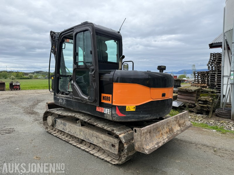 2019 Hardlife HE80 beltegraver med 882 timer! - Tiltrotator - 2 skuffer - Bagger: das Bild 5 2019 Hardlife HE80 beltegraver med 882 timer! - Tiltrotator - 2 skuffer - Bagger: das Bild 5