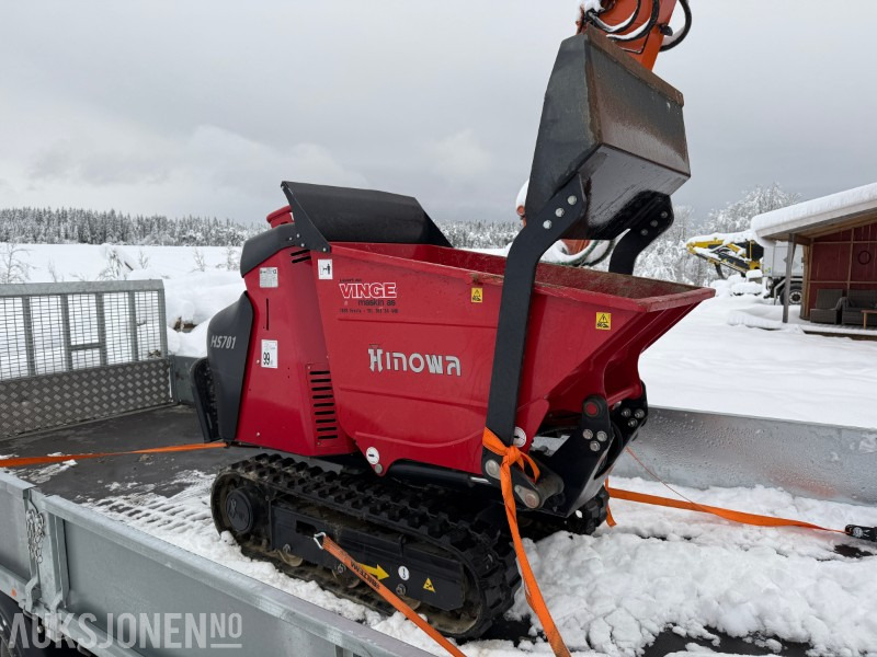 2020 Hinowa HS701 Selvlastende minidumper - Honda GX270 motor - 700 kg nyttelast - Muldenkipper/ Dumper: das Bild 2 2020 Hinowa HS701 Selvlastende minidumper - Honda GX270 motor - 700 kg nyttelast - Muldenkipper/ Dumper: das Bild 2