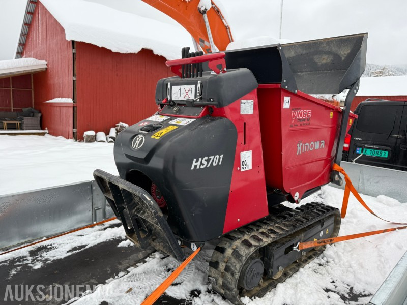 2020 Hinowa HS701 Selvlastende minidumper - Honda GX270 motor - 700 kg nyttelast - Muldenkipper/ Dumper: das Bild 3 2020 Hinowa HS701 Selvlastende minidumper - Honda GX270 motor - 700 kg nyttelast - Muldenkipper/ Dumper: das Bild 3
