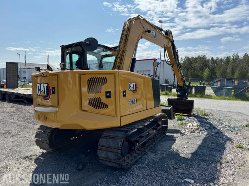 2021 Cat 307.5 gravemaskin med tiltrotator og sentralsmøring / 2 stk skuffer / årskontrollert - Bagger: das Bild 5 2021 Cat 307.5 gravemaskin med tiltrotator og sentralsmøring / 2 stk skuffer / årskontrollert - Bagger: das Bild 5