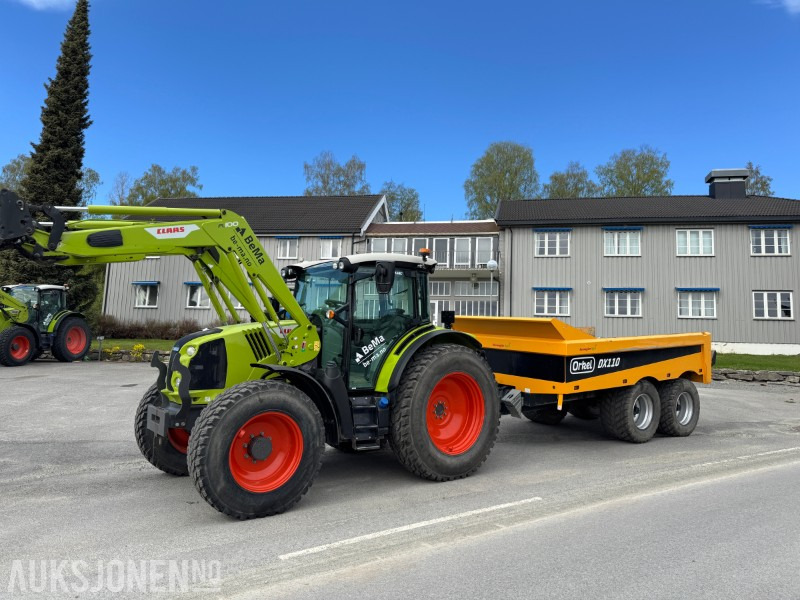 2022 Claas Arion 450 med laster - Traktor: das Bild 2 2022 Claas Arion 450 med laster - Traktor: das Bild 2