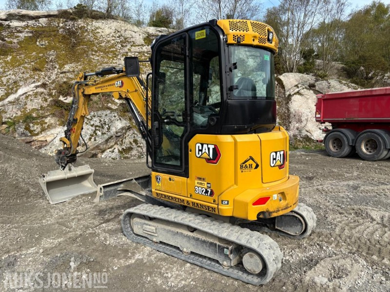 2024 Cat 302.7 CR Belte Minigraver med sentralsmøring og 3skuffer - Minibagger: das Bild 3 2024 Cat 302.7 CR Belte Minigraver med sentralsmøring og 3skuffer - Minibagger: das Bild 3