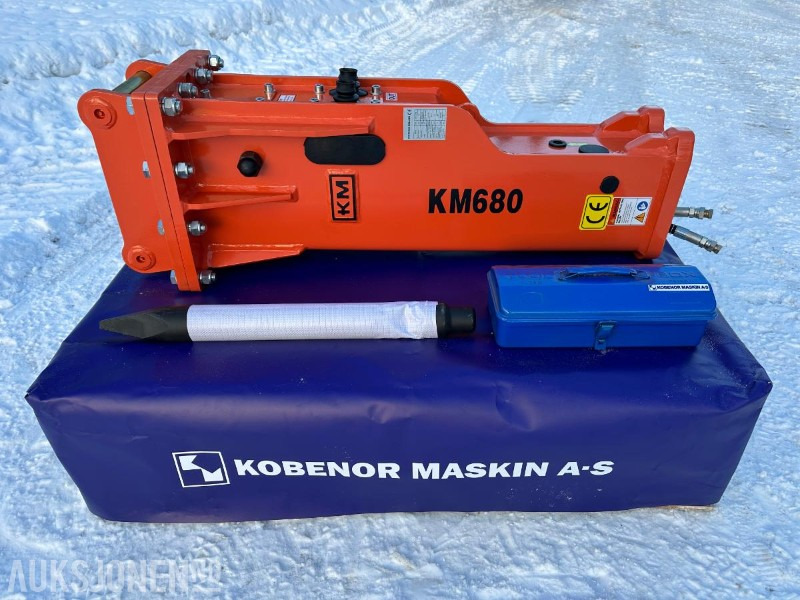 KM 680 s40 CE merket PIGGHAMMER 4-7 TONN MED SLANGER OG SPETT - Anbauteil für Baumaschine: das Bild 4 KM 680 s40 CE merket PIGGHAMMER 4-7 TONN MED SLANGER OG SPETT - Anbauteil für Baumaschine: das Bild 4