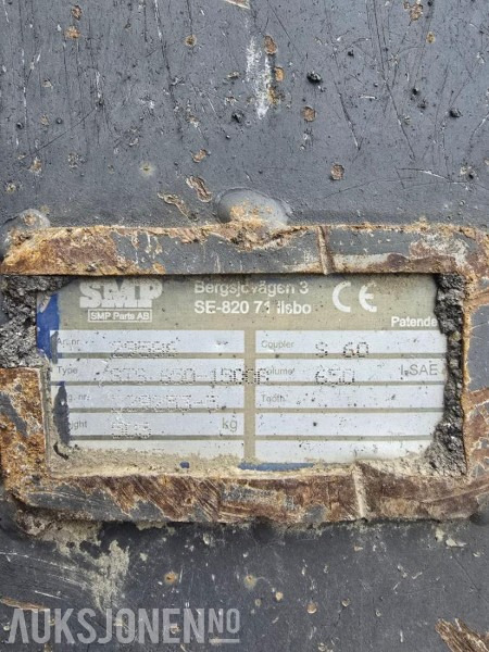 SMP pusseskuff med S60 feste - Anbauteil für Baumaschine: das Bild 4 SMP pusseskuff med S60 feste - Anbauteil für Baumaschine: das Bild 4
