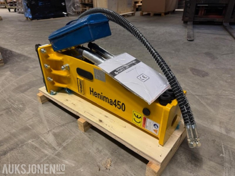 NY HENIMA 450 PIGGHAMMER TIL 1,2-3 TONNS GRAVEMASKIN S30 M/GARANTI - Andere Technik: das Bild 4 NY HENIMA 450 PIGGHAMMER TIL 1,2-3 TONNS GRAVEMASKIN S30 M/GARANTI - Andere Technik: das Bild 4