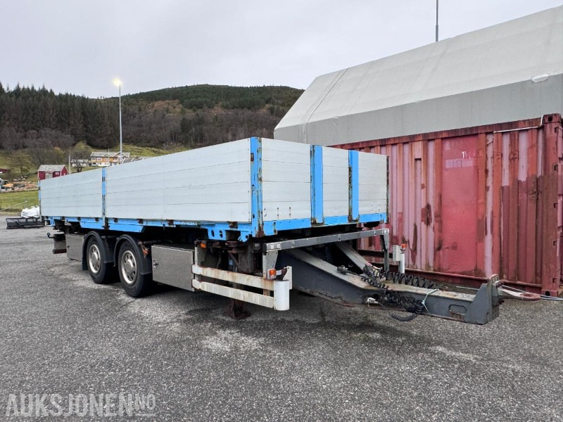 2002 Goebel & Sohn Containerchassi / Boggi kjerre med Køgel 745 Vekselflak med aluminiumskarmer - Anhänger: das Bild 3 2002 Goebel & Sohn Containerchassi / Boggi kjerre med Køgel 745 Vekselflak med aluminiumskarmer - Anhänger: das Bild 3