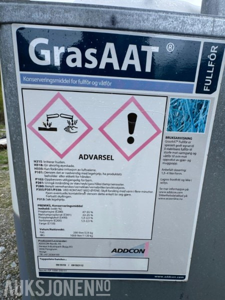 2019 ADDCON GrasAAT - Konserveringsmiddel for fullfôr og våtfôr - Landmaschine: das Bild 2 2019 ADDCON GrasAAT - Konserveringsmiddel for fullfôr og våtfôr - Landmaschine: das Bild 2