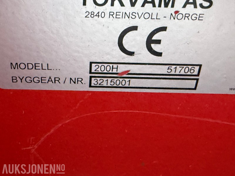 Tokvam 200H Fres - BM Feste - Landmaschine: das Bild 3 Tokvam 200H Fres - BM Feste - Landmaschine: das Bild 3