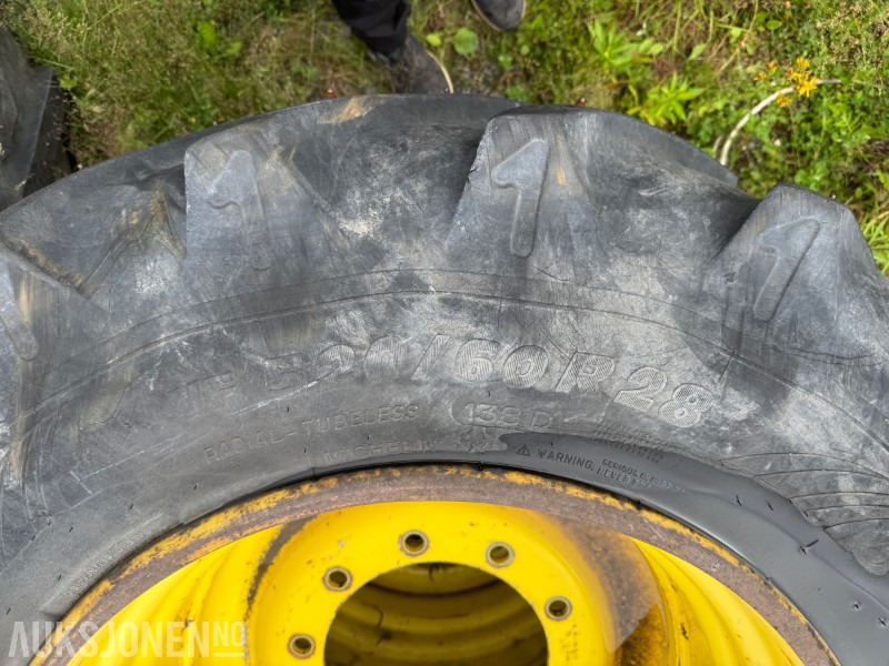 Landmaschine Traktor hjul - dekk Komplett hjulsett Michelin 650/60R38 og 540/60R28: das Bild 9