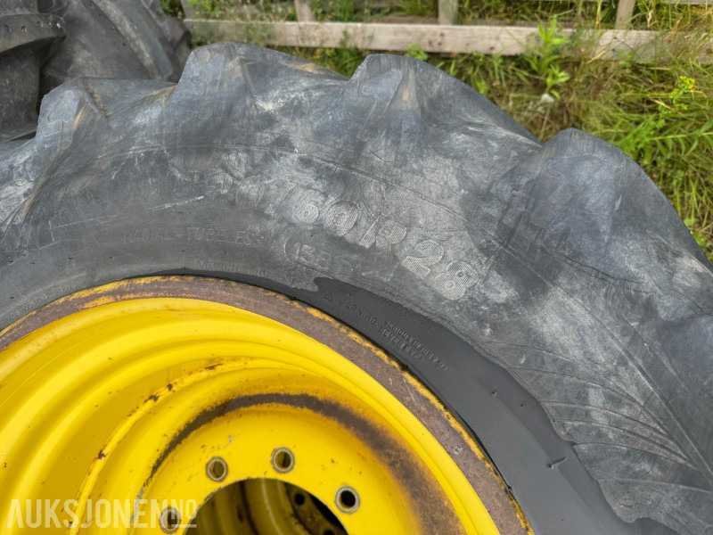 Landmaschine Traktor hjul - dekk Komplett hjulsett Michelin 650/60R38 og 540/60R28: das Bild 13