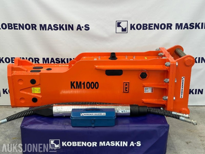 NY KM 1000 PIGGHAMMER s60-FESTE CE merket GARANTI - Hydraulikhammer: das Bild 1 NY KM 1000 PIGGHAMMER s60-FESTE CE merket GARANTI - Hydraulikhammer: das Bild 1