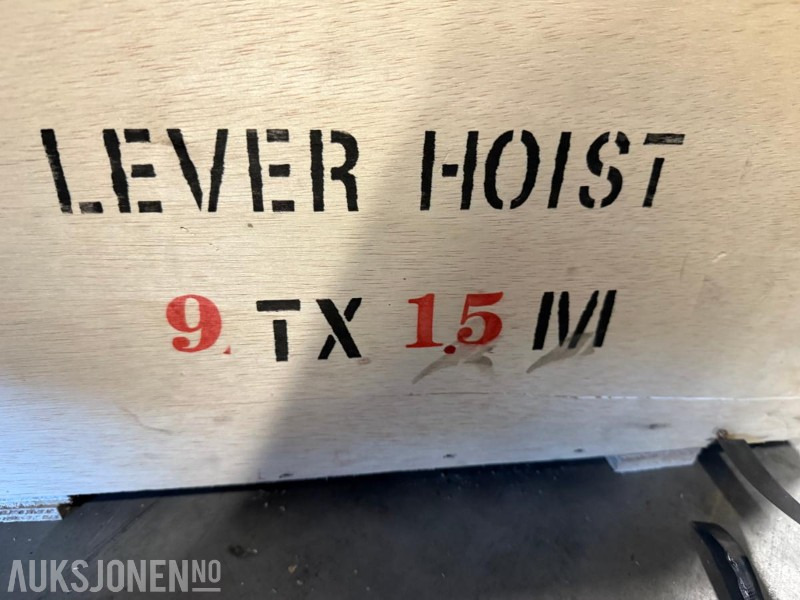 NY kjettingtalje 9000kg - god kvalitet! - Baugeräte: das Bild 5 NY kjettingtalje 9000kg - god kvalitet! - Baugeräte: das Bild 5